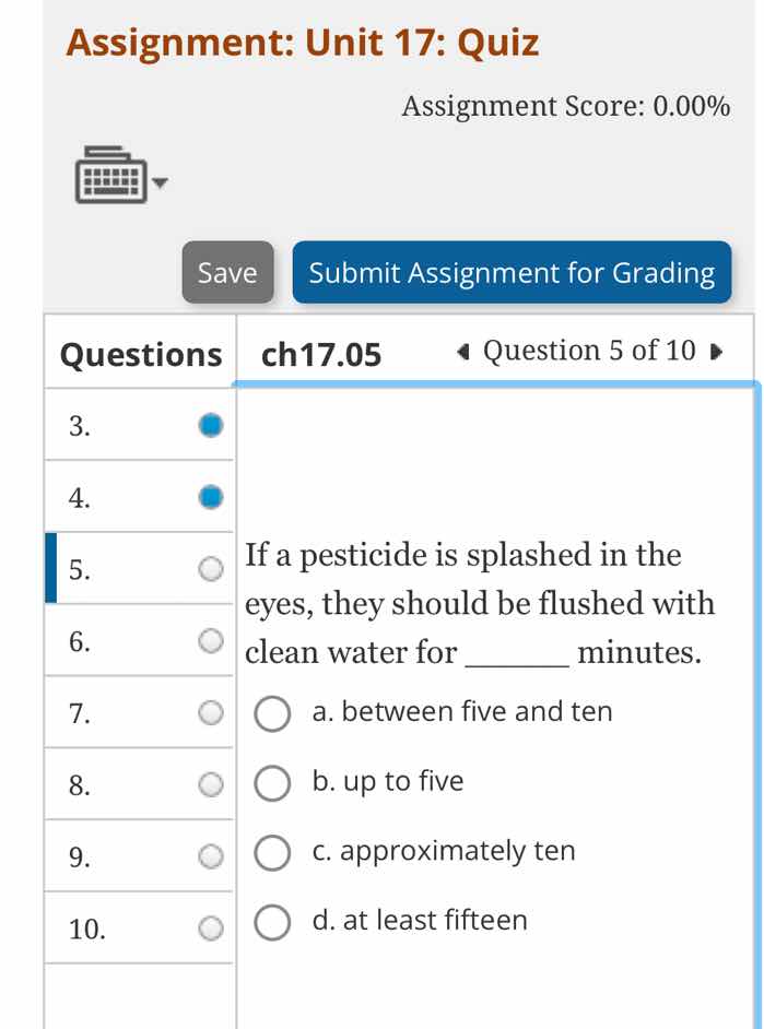 if a pesticide is splashed in the eyes, they should be flushed with cle…
