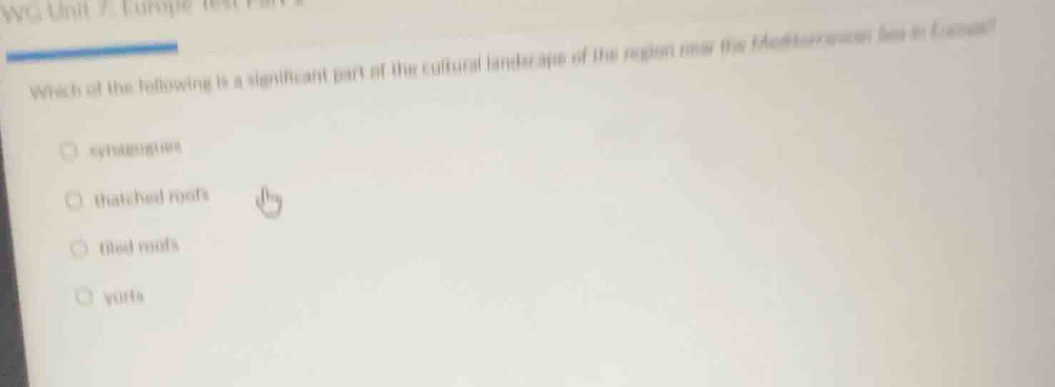 which of the following is a significant part of the cultural landscape …