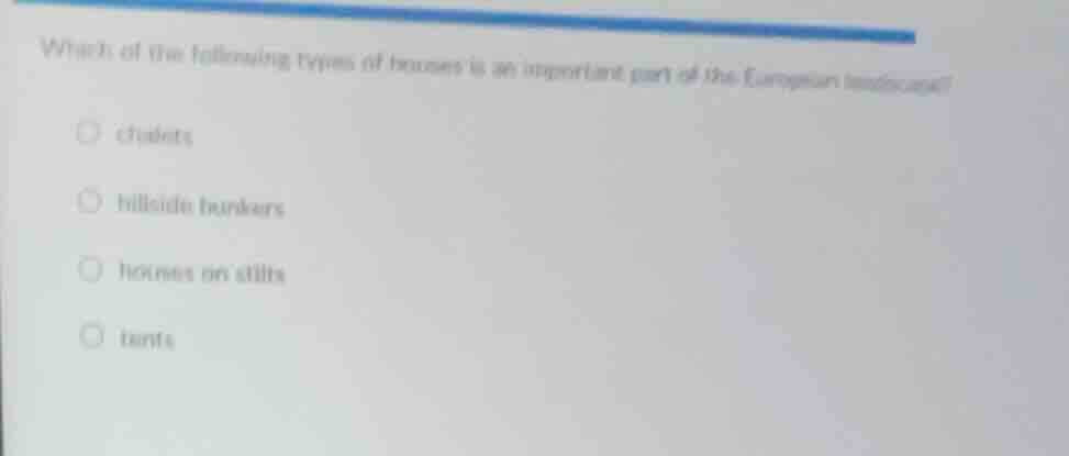 which of the following types of houses is an important part of the euro…