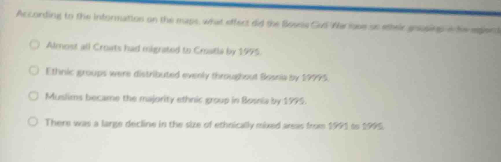 according to the information on the maps, what effect did the bosnian c…
