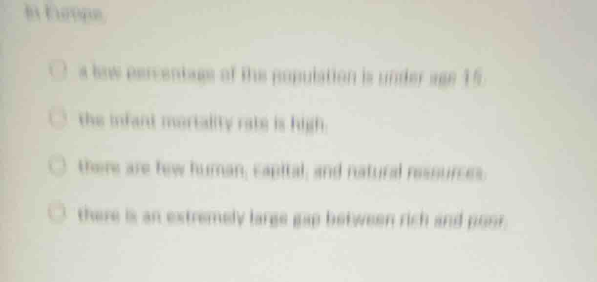 in europe: - a low percentage of the population is under age 15. - the …