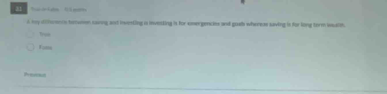a key difference between saving and investing is investing is for emerg…