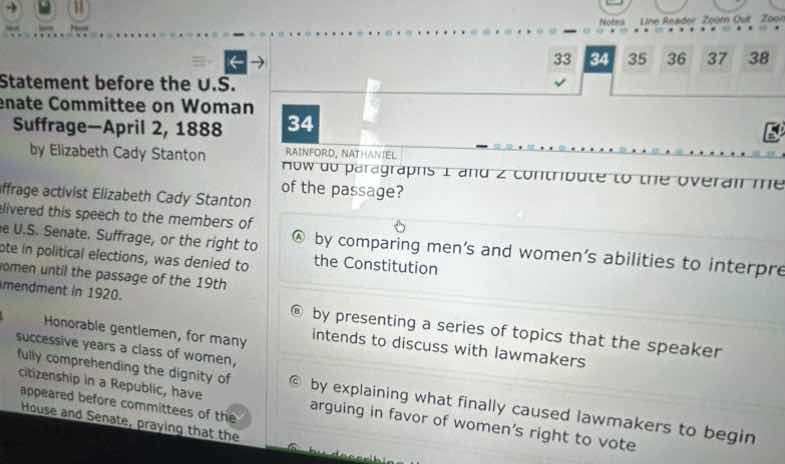 statement before the u.s. ate committee on woman suffrage—april 2, 1888…