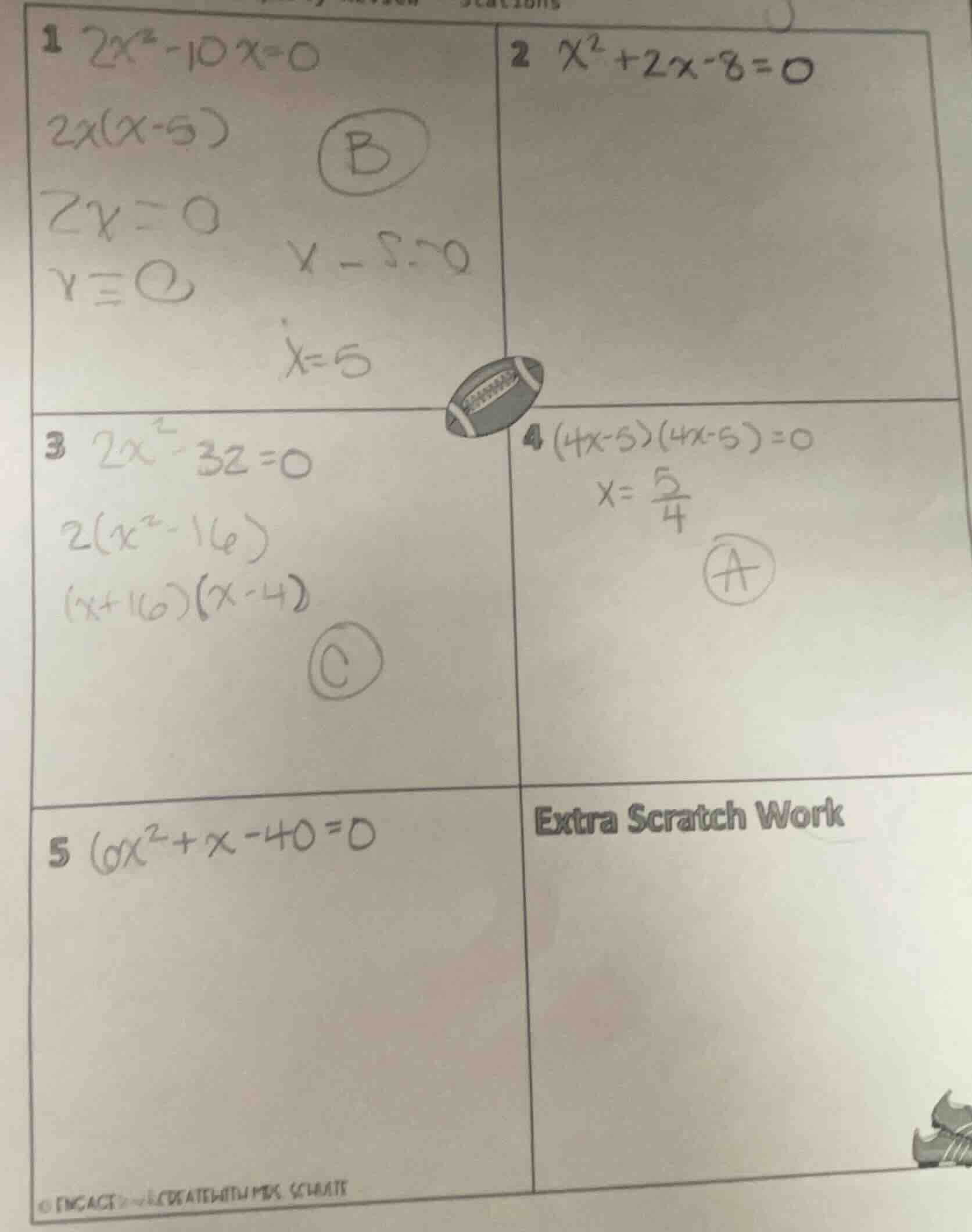 1. $2x^2 - 10x = 0$ $2x(x - 5)$ $2x = 0$ $x - 5 = 0$ $x = 0$ $x = 5$ 2.…