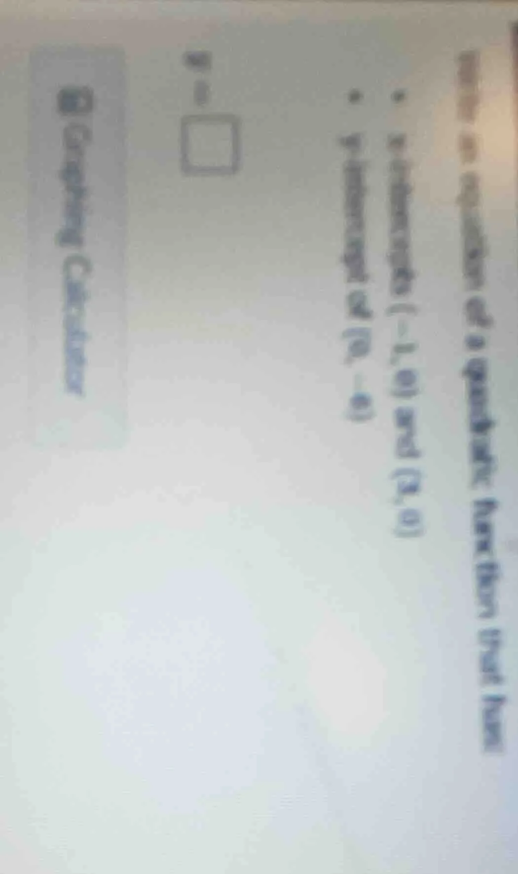 the image text is unclear, but appears to involve a math problem with p…