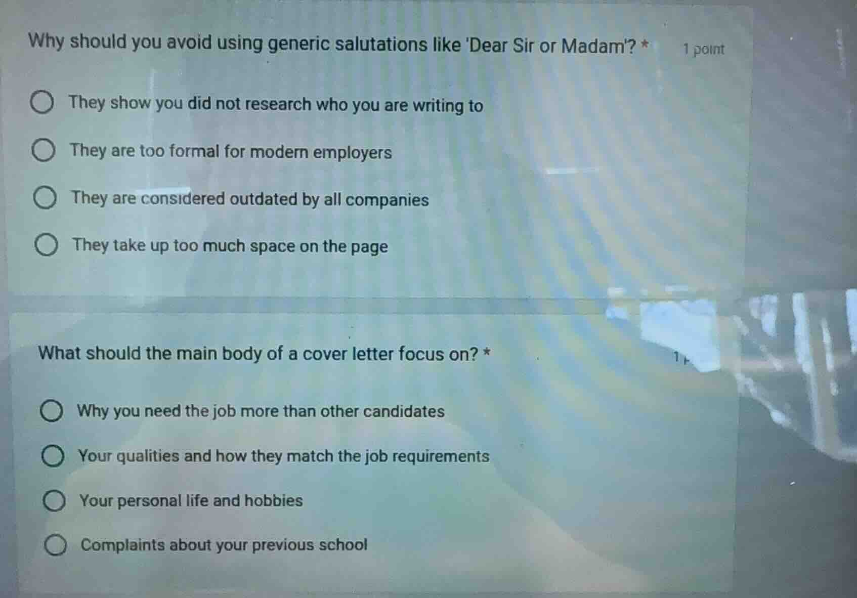 why should you avoid using generic salutations like dear sir or madam? …