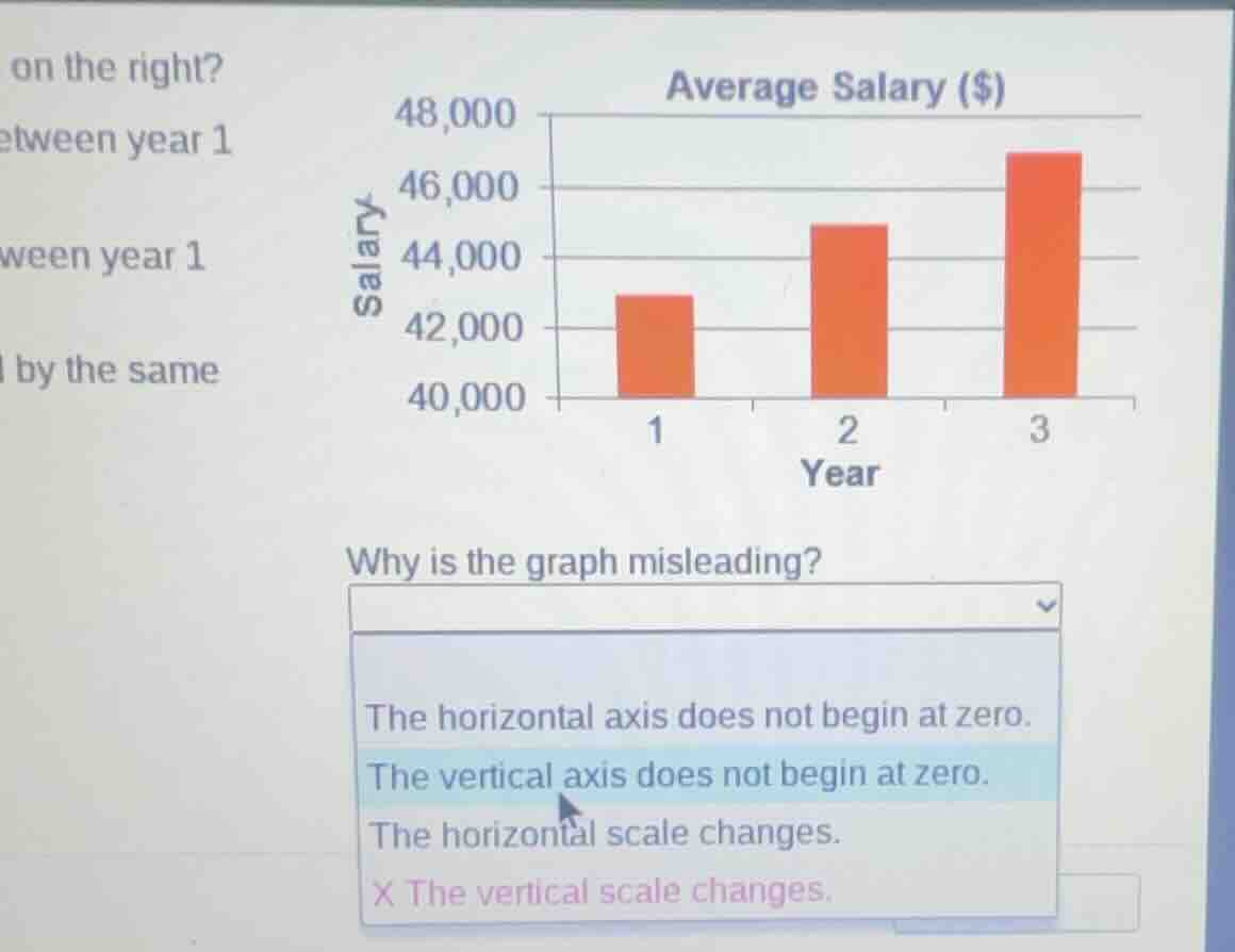 on the right? etween year 1 ween year 1 l by the same average salary ($…