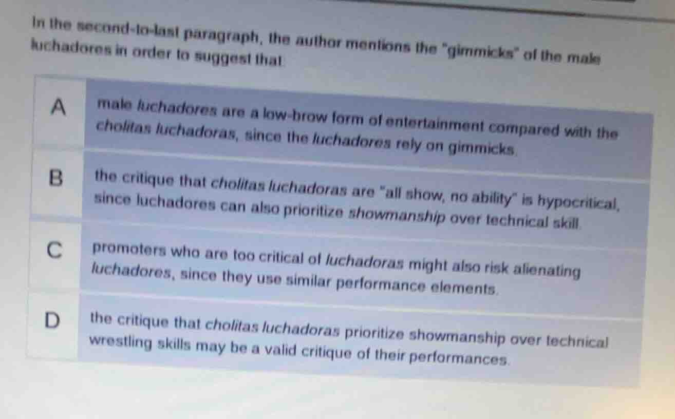 in the second - to - last paragraph, the author mentions the \gimmicks\…