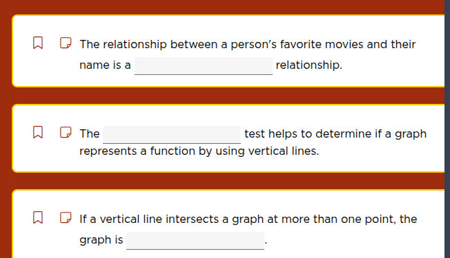 the relationship between a person’s favorite movies and their name is a…