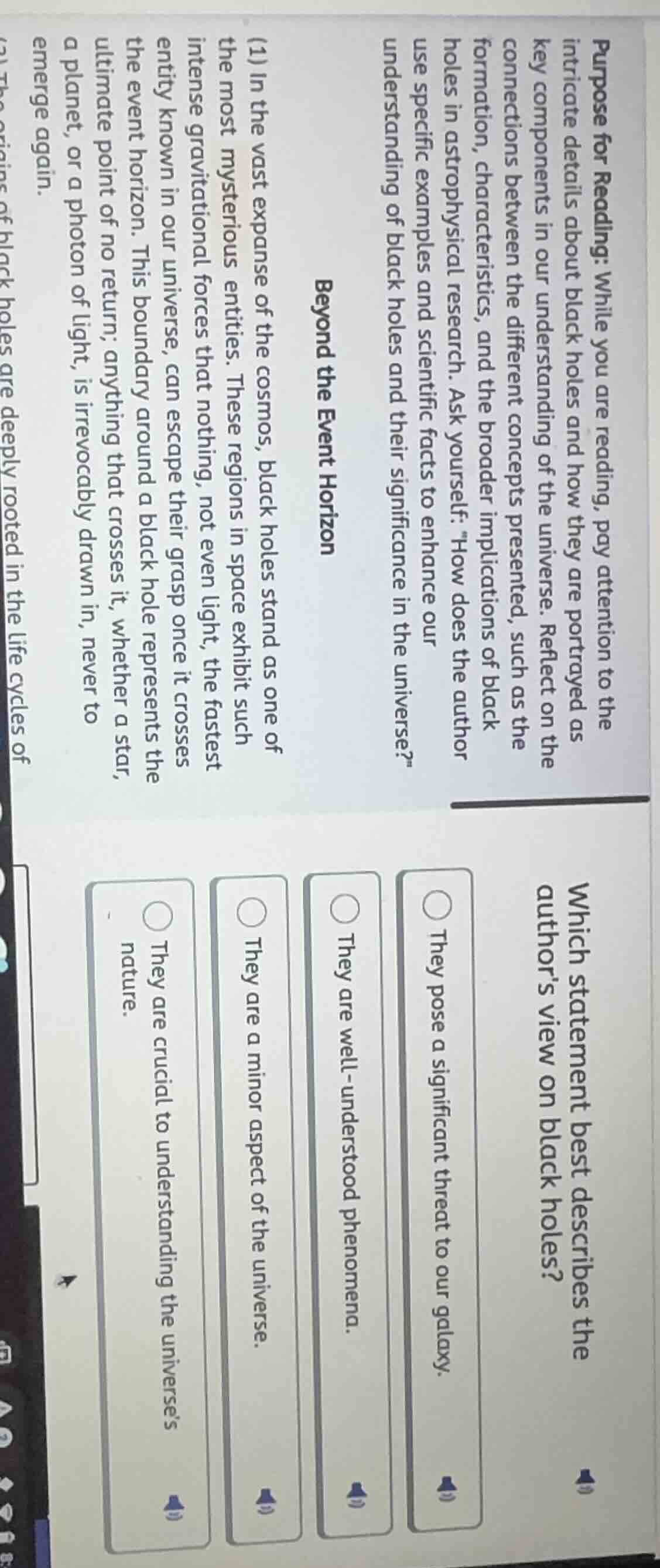 purpose for reading: while you are reading, pay attention to the intric…