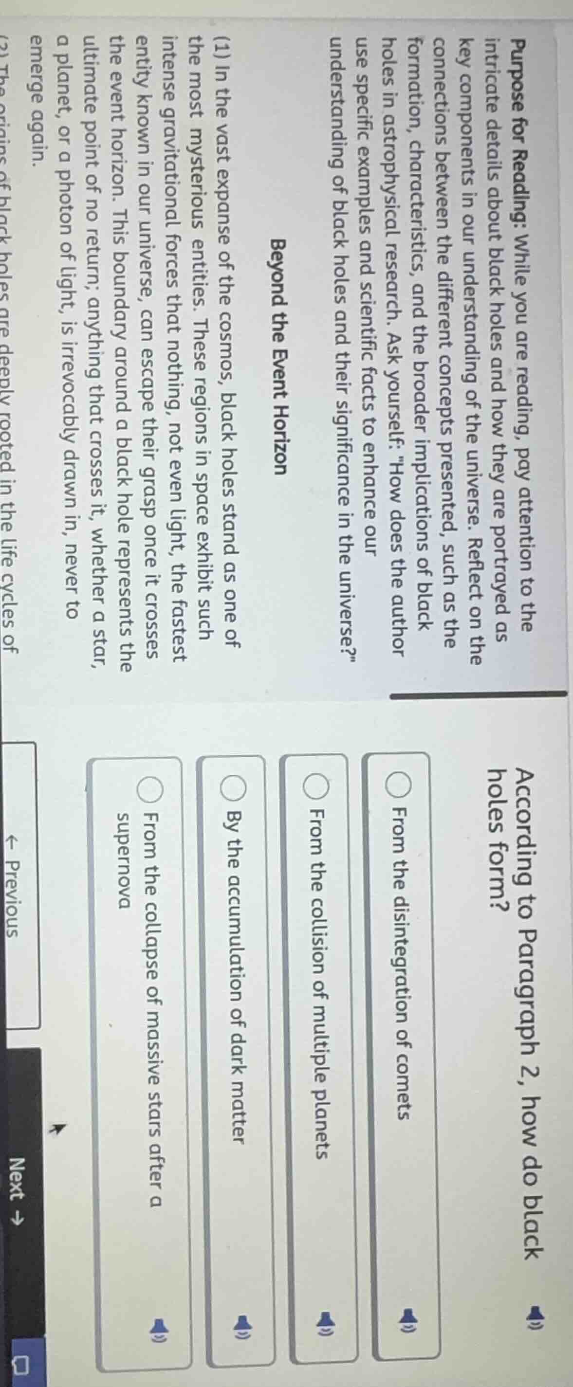 purpose for reading: while you are reading, pay attention to the intric…