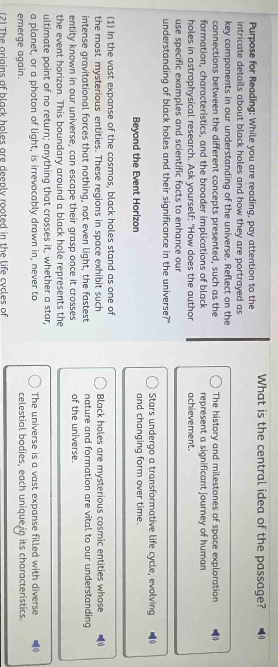 purpose for reading: while you are reading, pay attention to the intric…