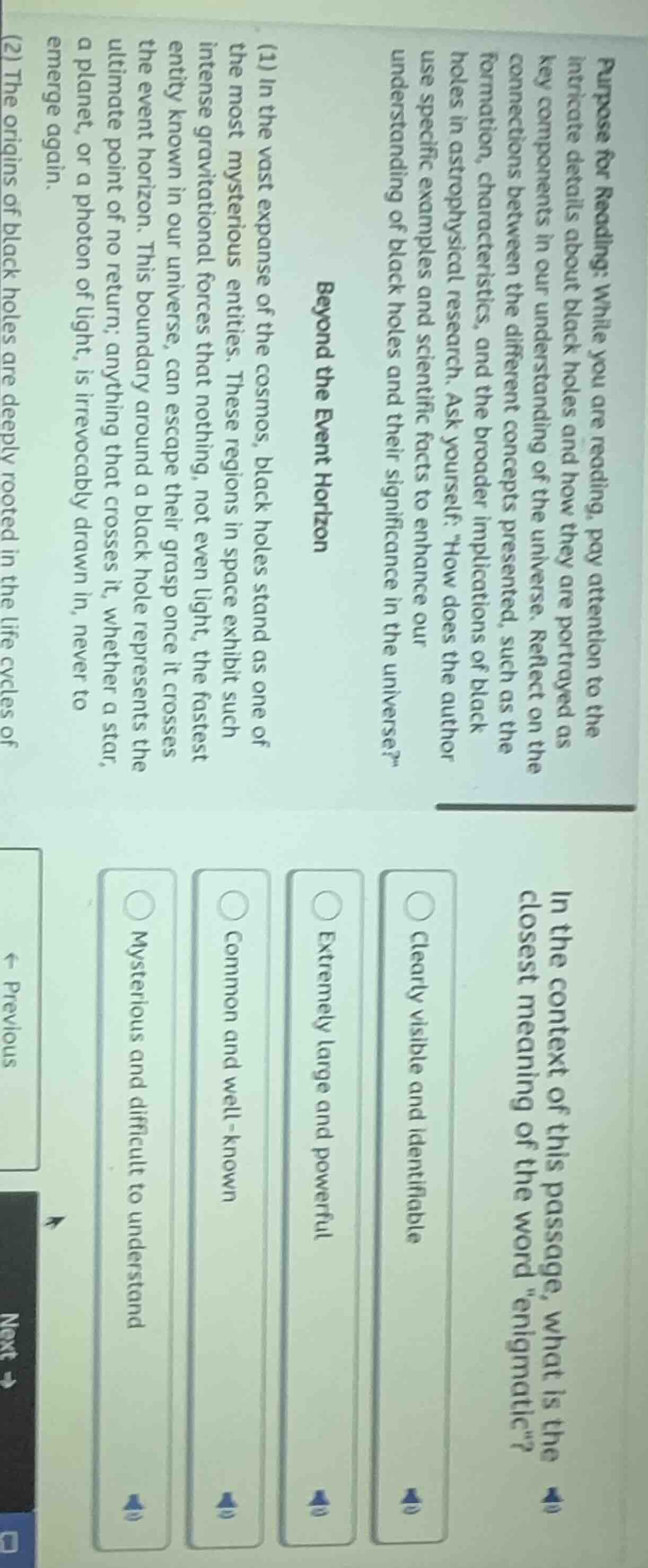 purpose for reading: while you are reading, pay attention to the intric…