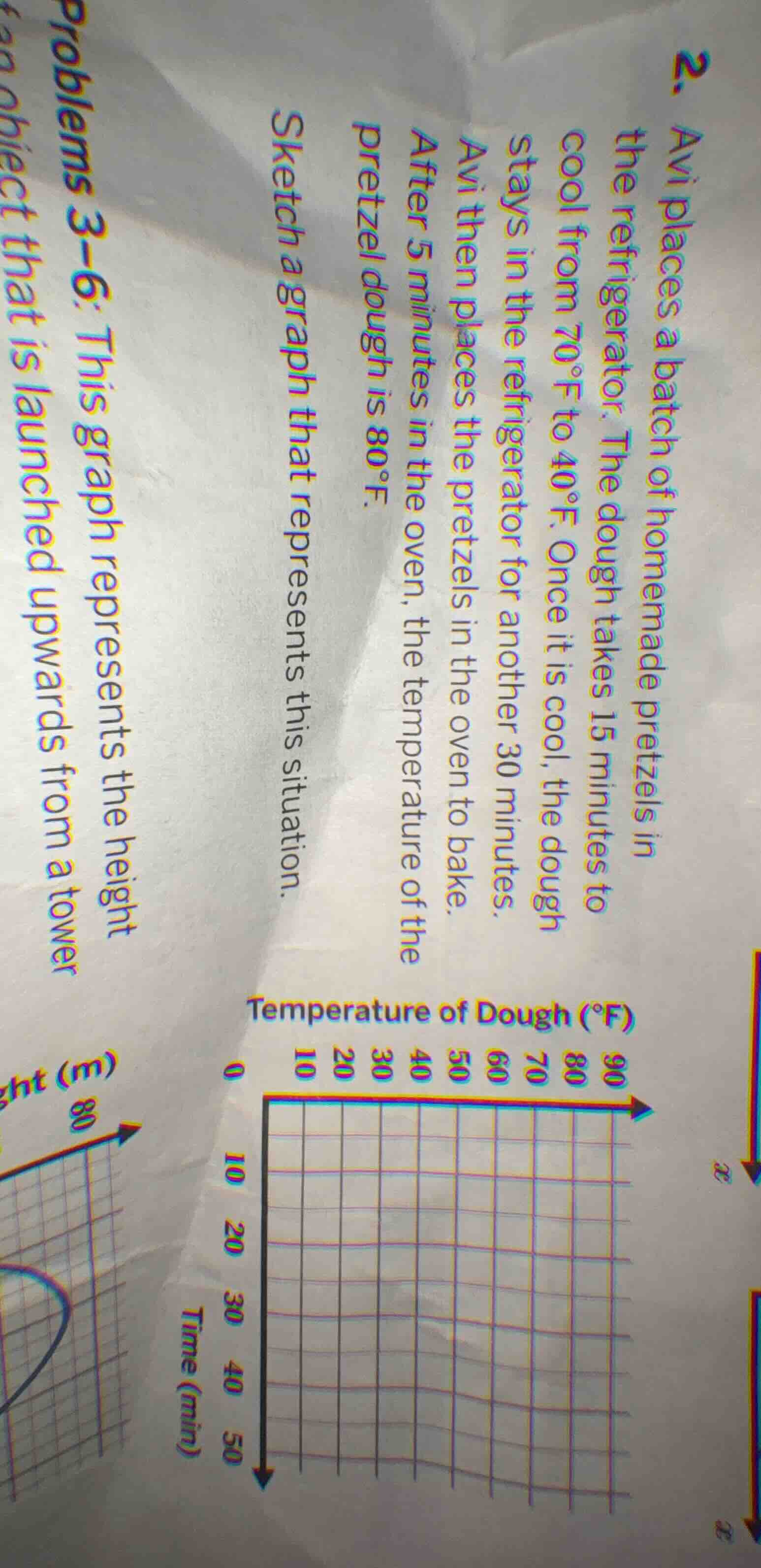 2. avi places a batch of homemade pretzels in the refrigerator. the dou…