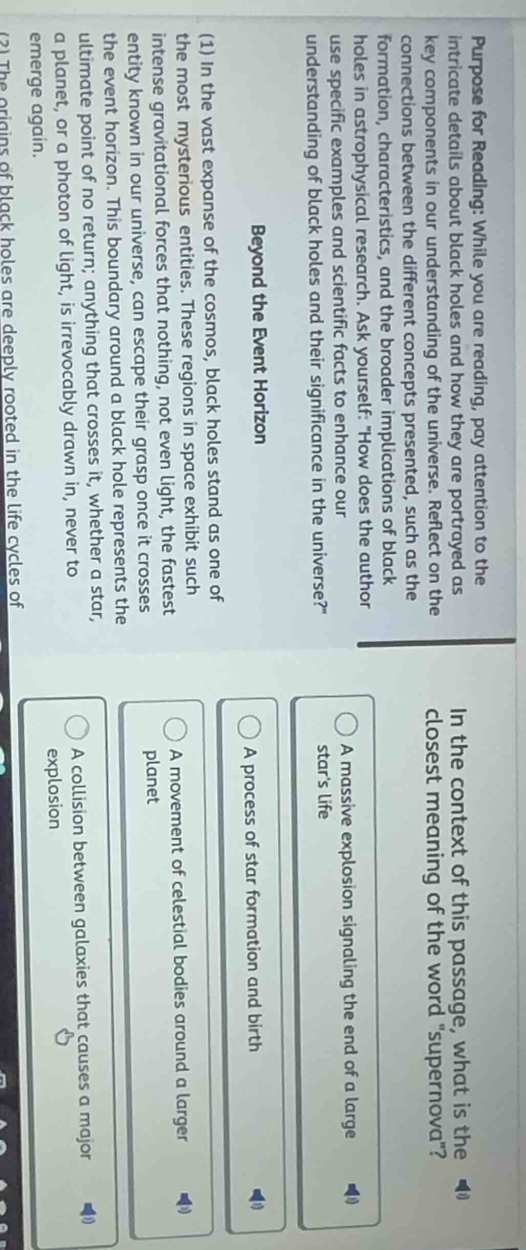 purpose for reading: while you are reading, pay attention to the intric…