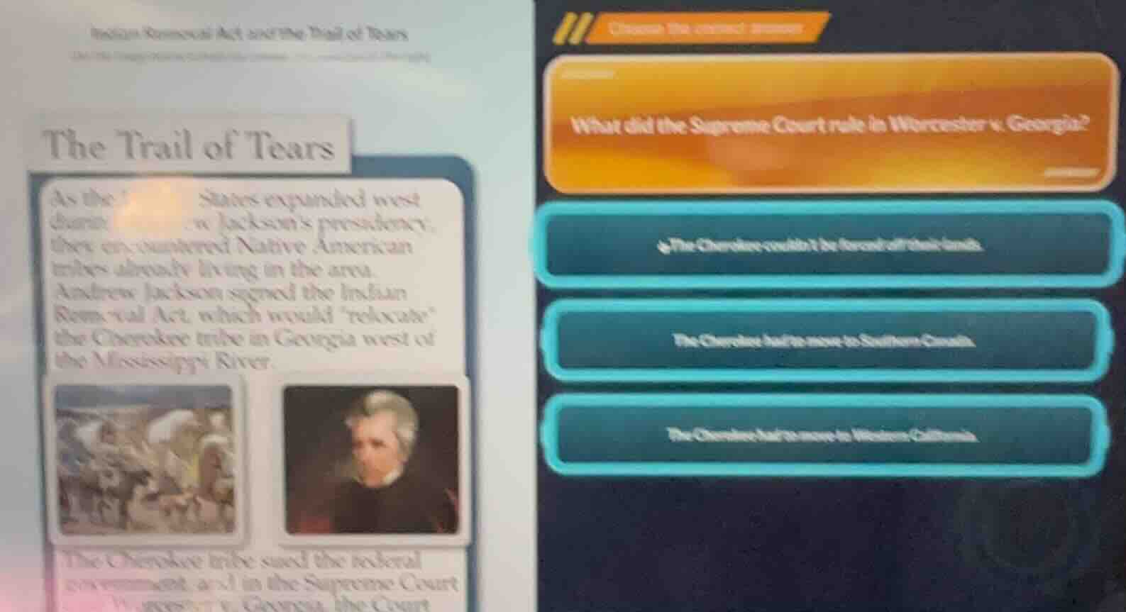indian removal act and the trail of tears the trail of tears as the uni…