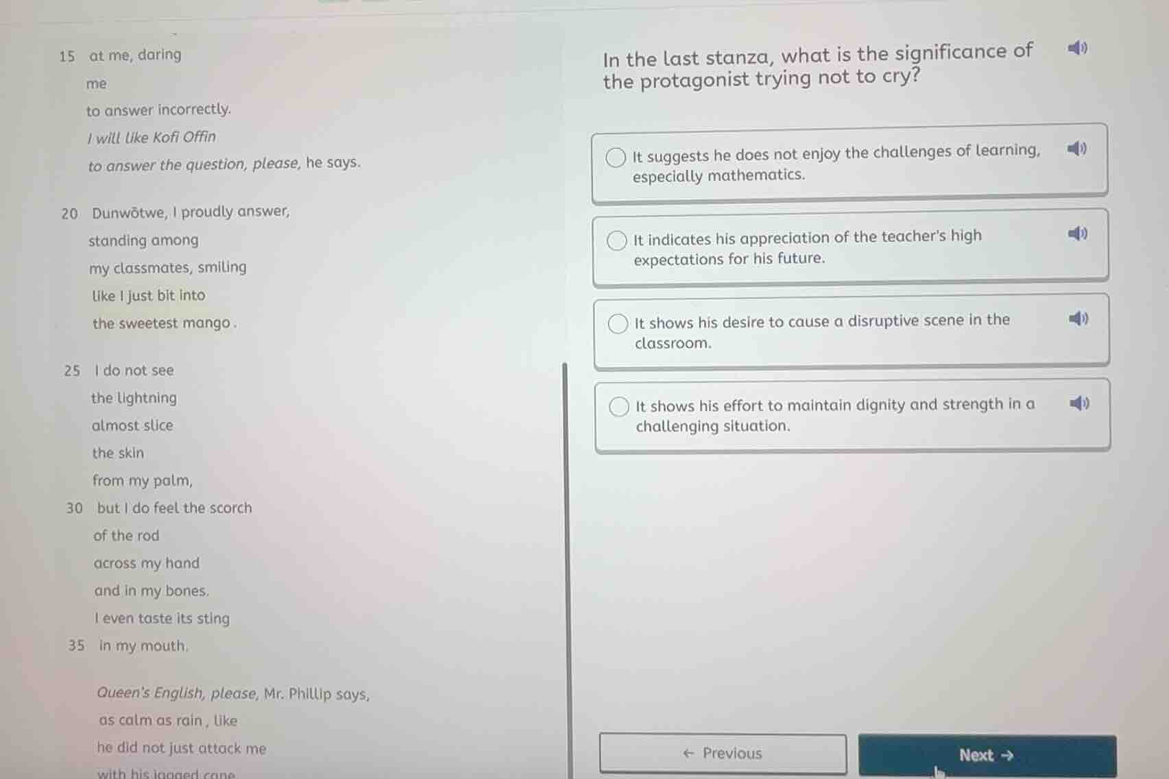 15 at me, daring me to answer incorrectly. i will like kofi offin to an…