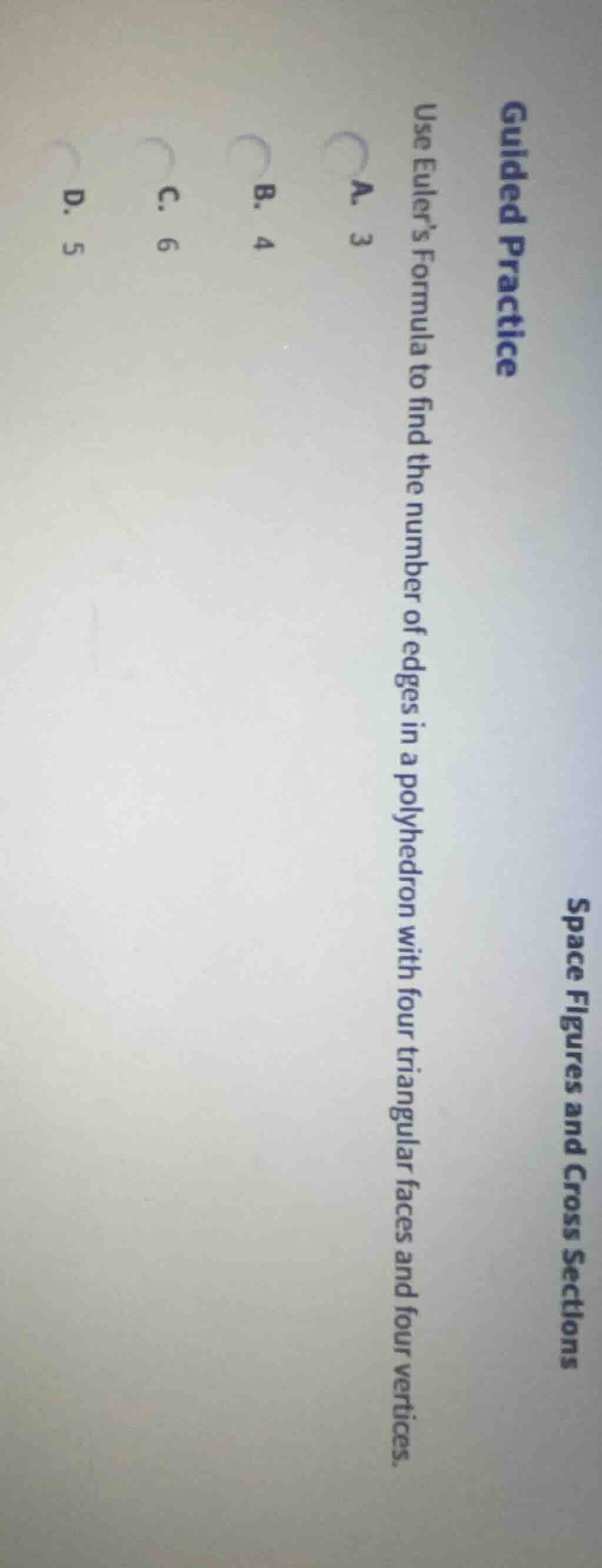 guided practice use eulers formula to find the number of edges in a pol…