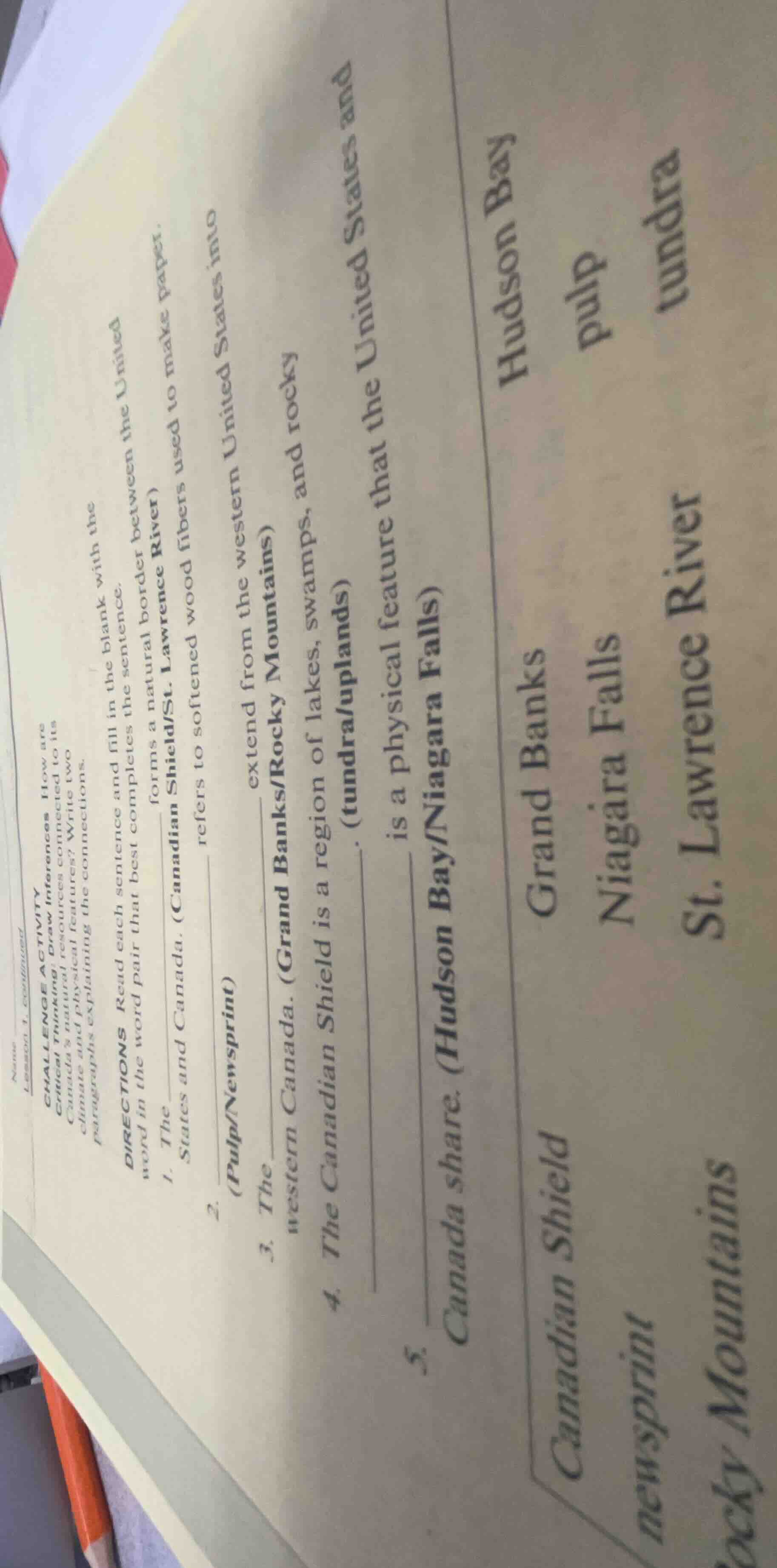 directions read each sentence and fill in the blank with the word in th…