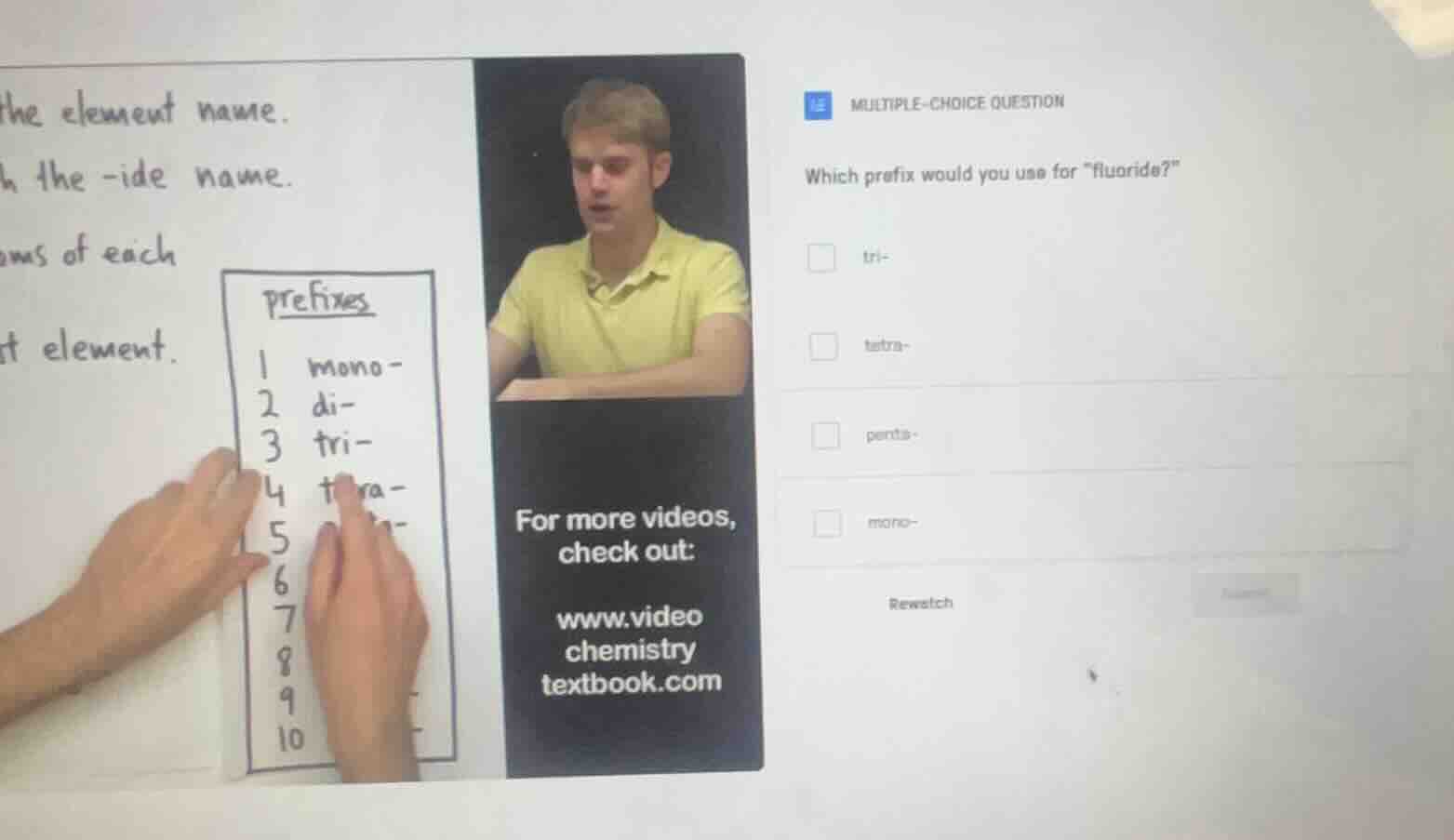 the element name. the -ide name. oms of each st element. multiple-choic…