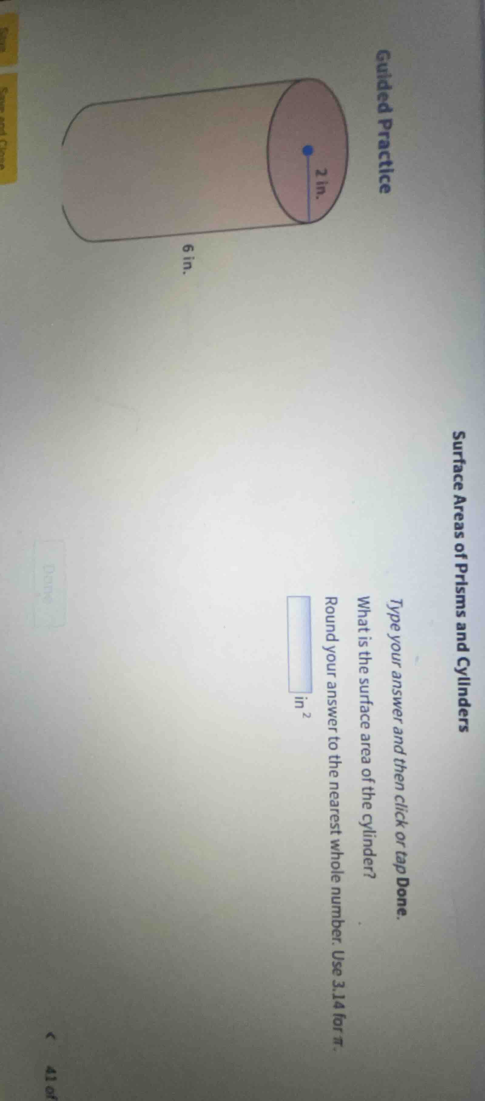 guided practice surface areas of prisms and cylinders type your answer …