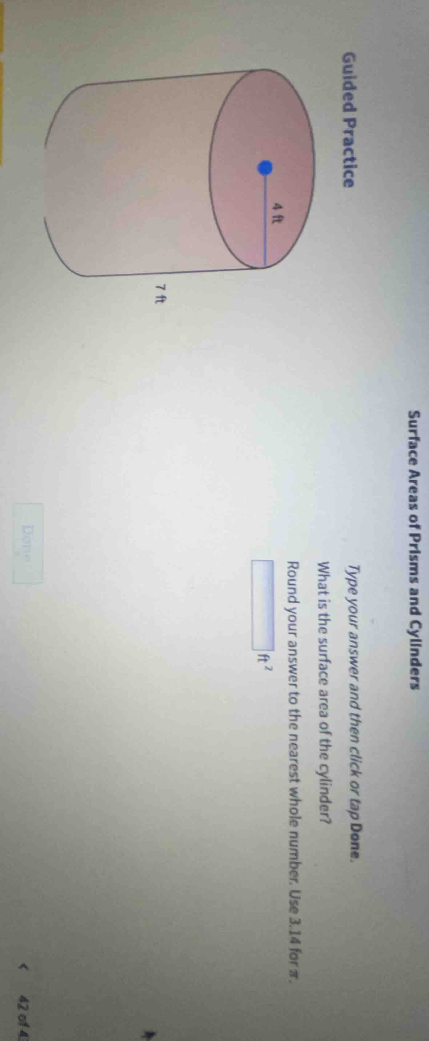 guided practice surface areas of prisms and cylinders what is the surfa…