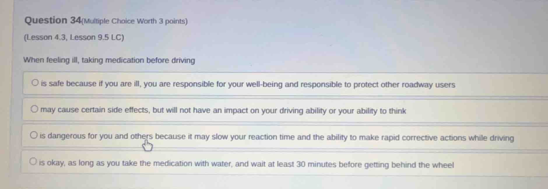 question 34 (multiple choice worth 3 points) (lesson 4.3, lesson 9.5 lc…