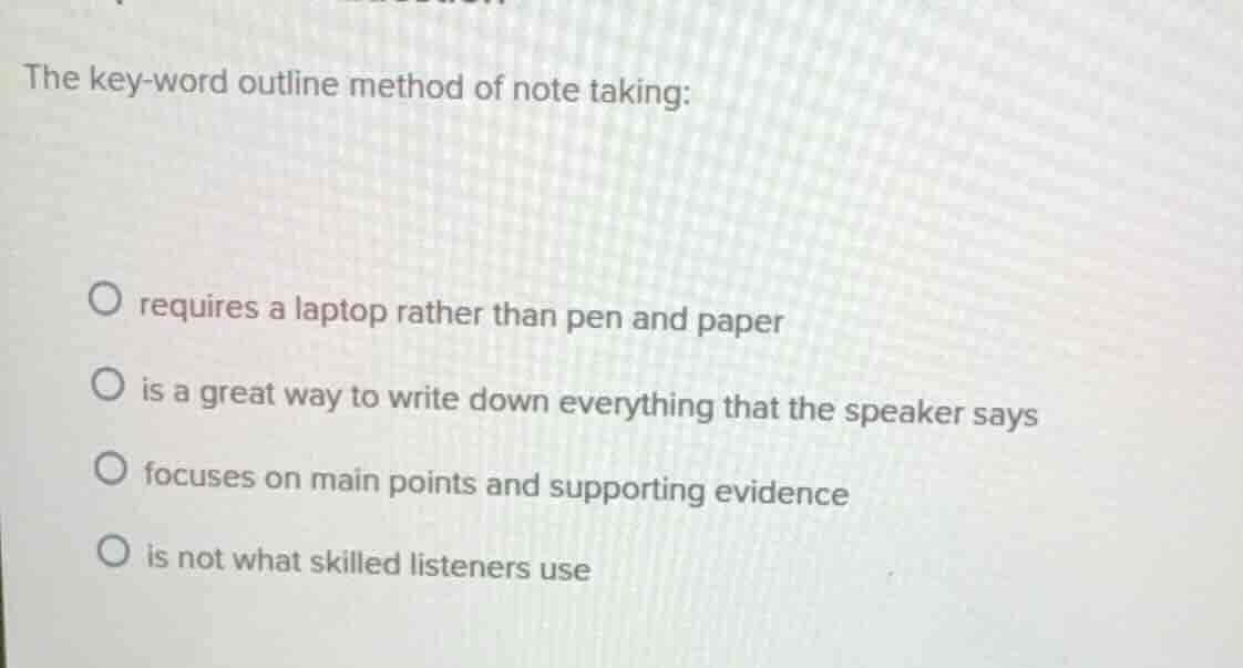 the key - word outline method of note taking: requires a laptop rather …