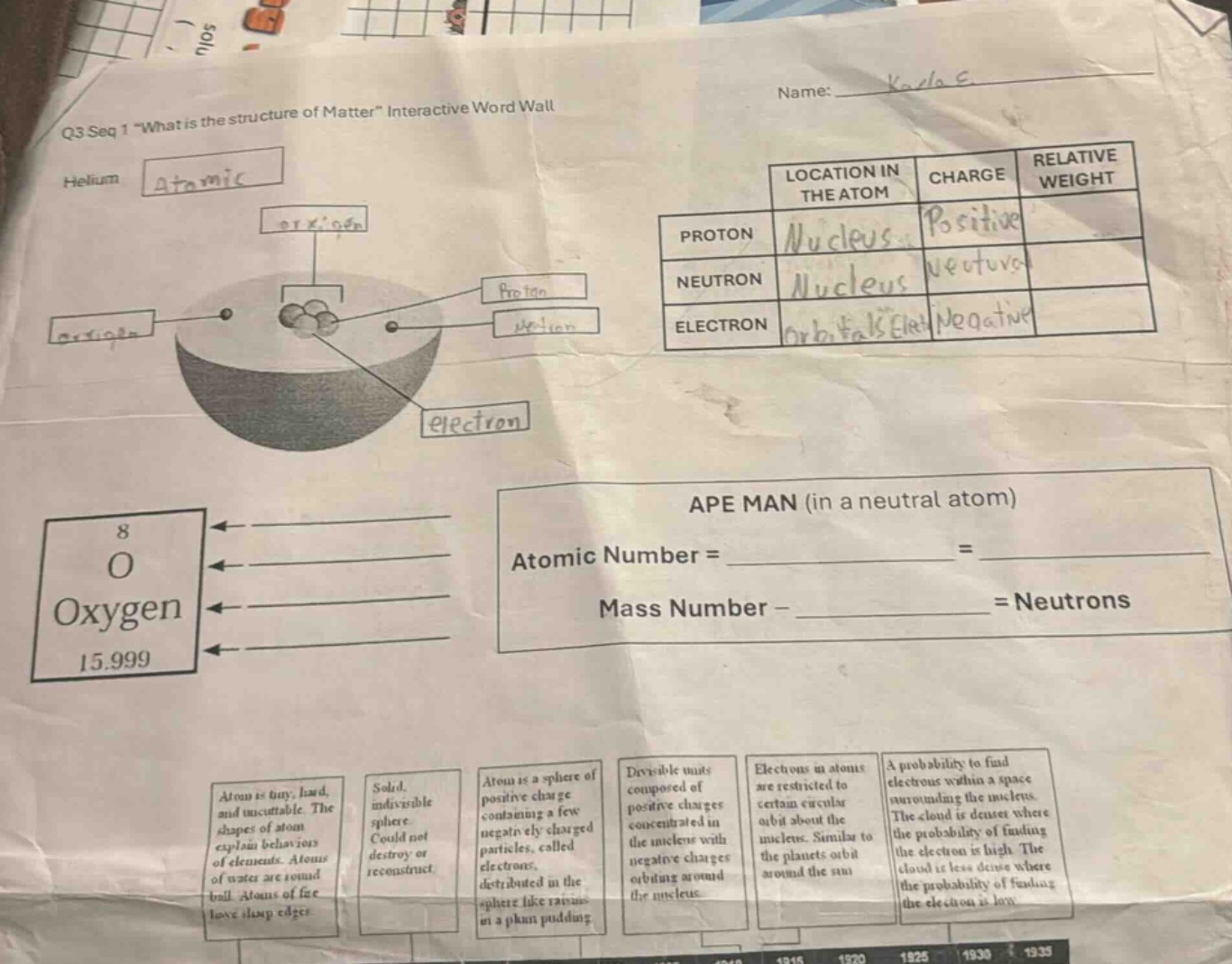 q3 seq 1 \what is the structure of matter\ interactive word wall name: …