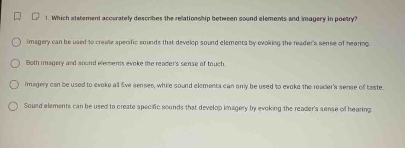 1. which statement accurately describes the relationship between sound …