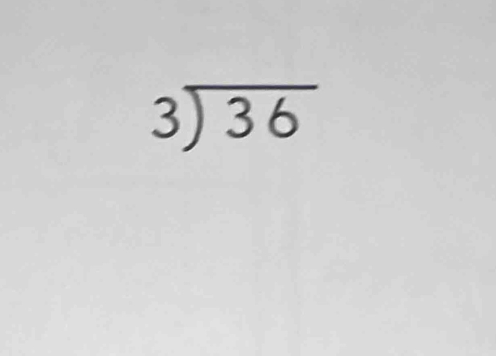 3\\overline{) 36}