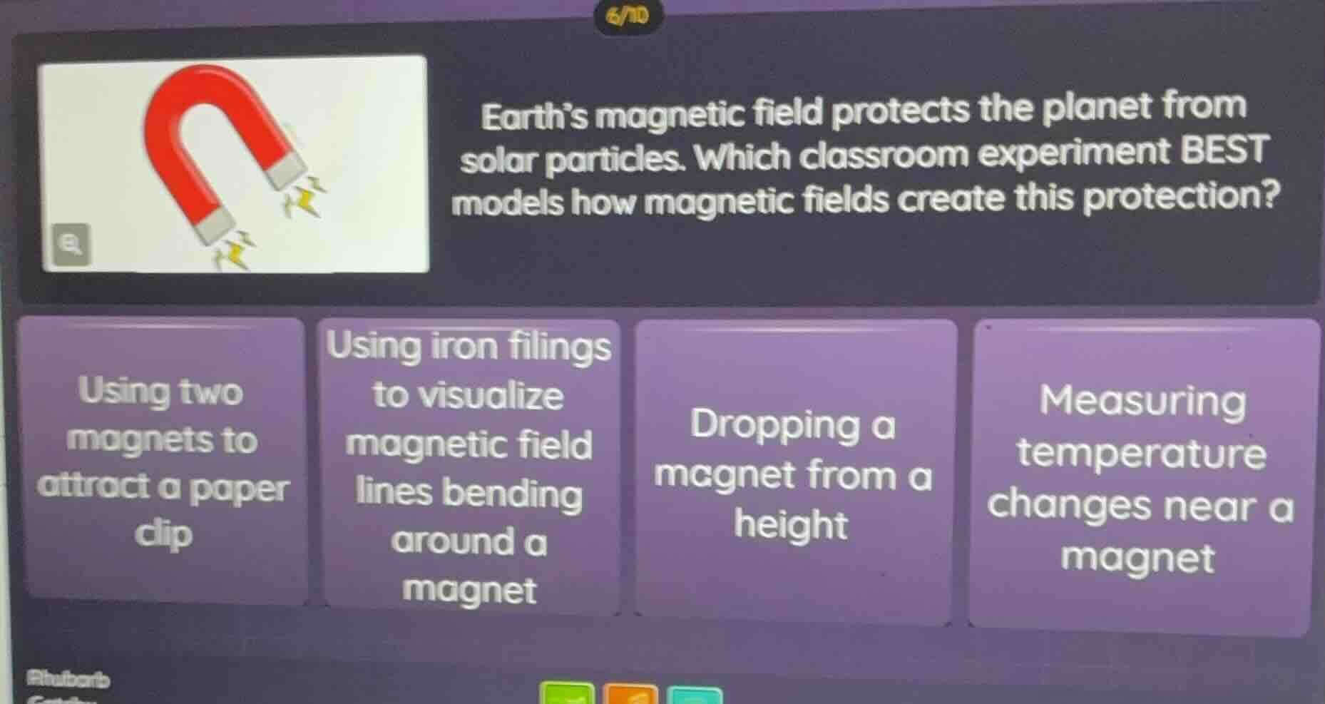earth’s magnetic field protects the planet from solar particles. which …