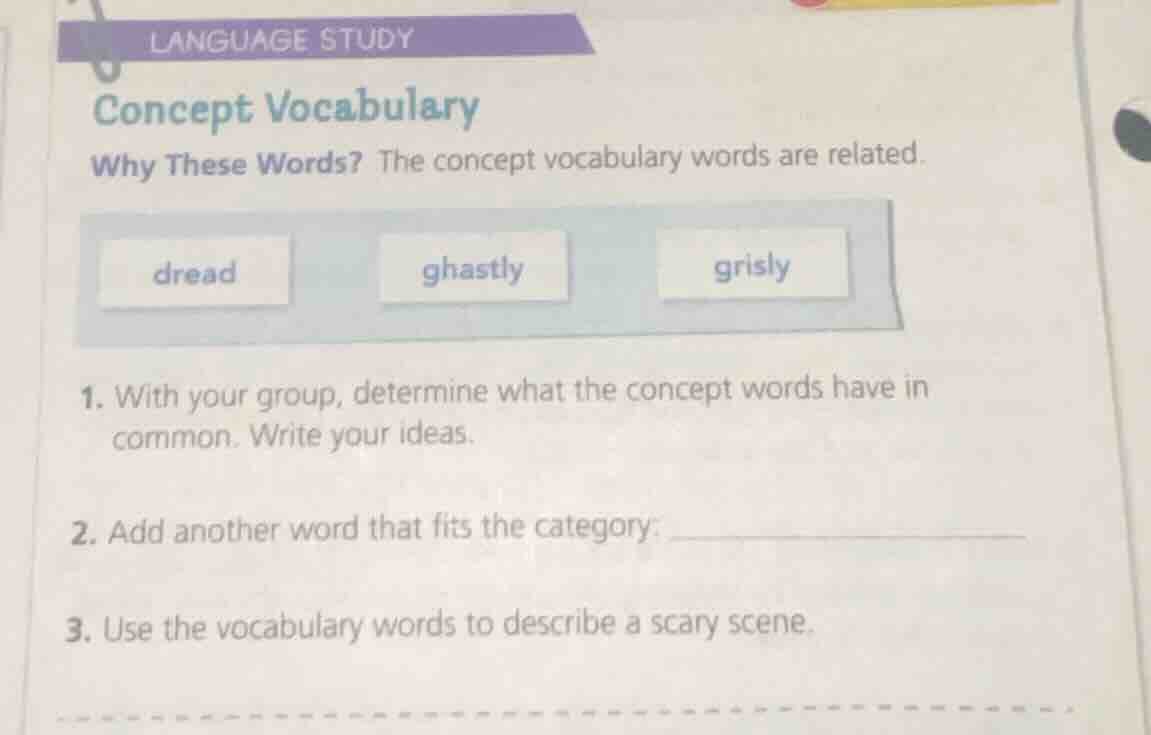 language study concept vocabulary why these words? the concept vocabula…