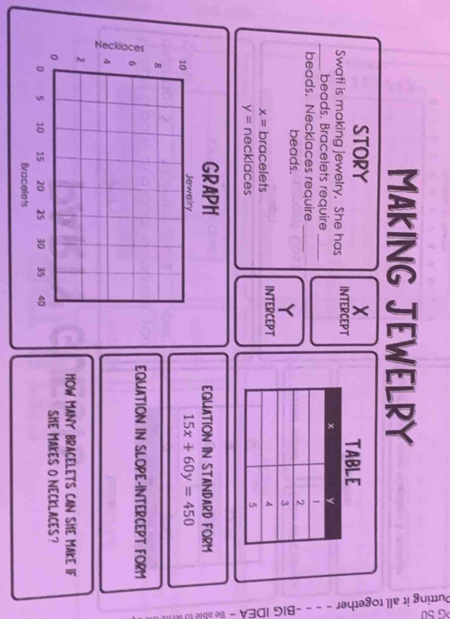 making jewelry story swati is making jewelry. she has beads. bracelets …