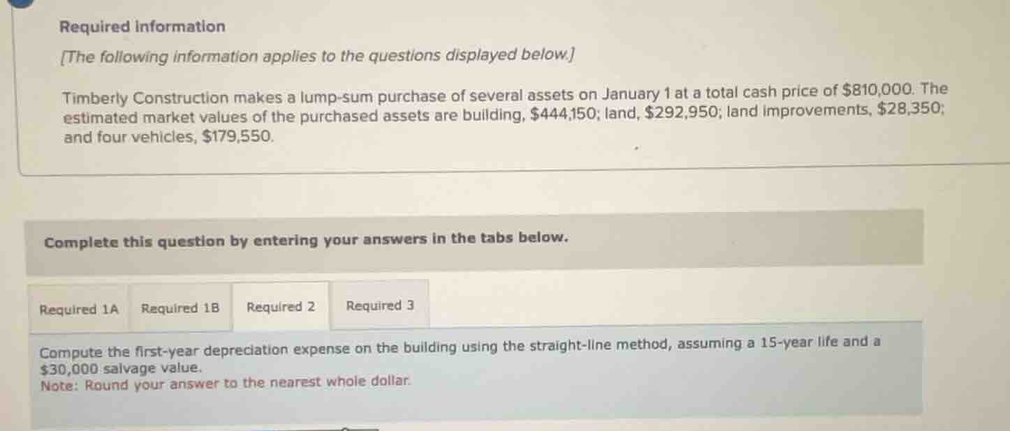 required information the following information applies to the questions…