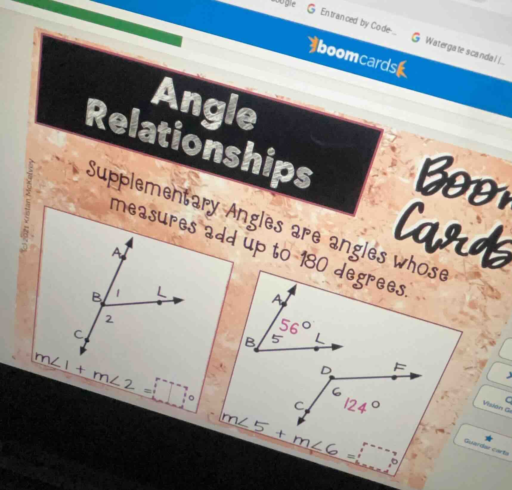 angle relationships supplementary angles are angles whose measures add …
