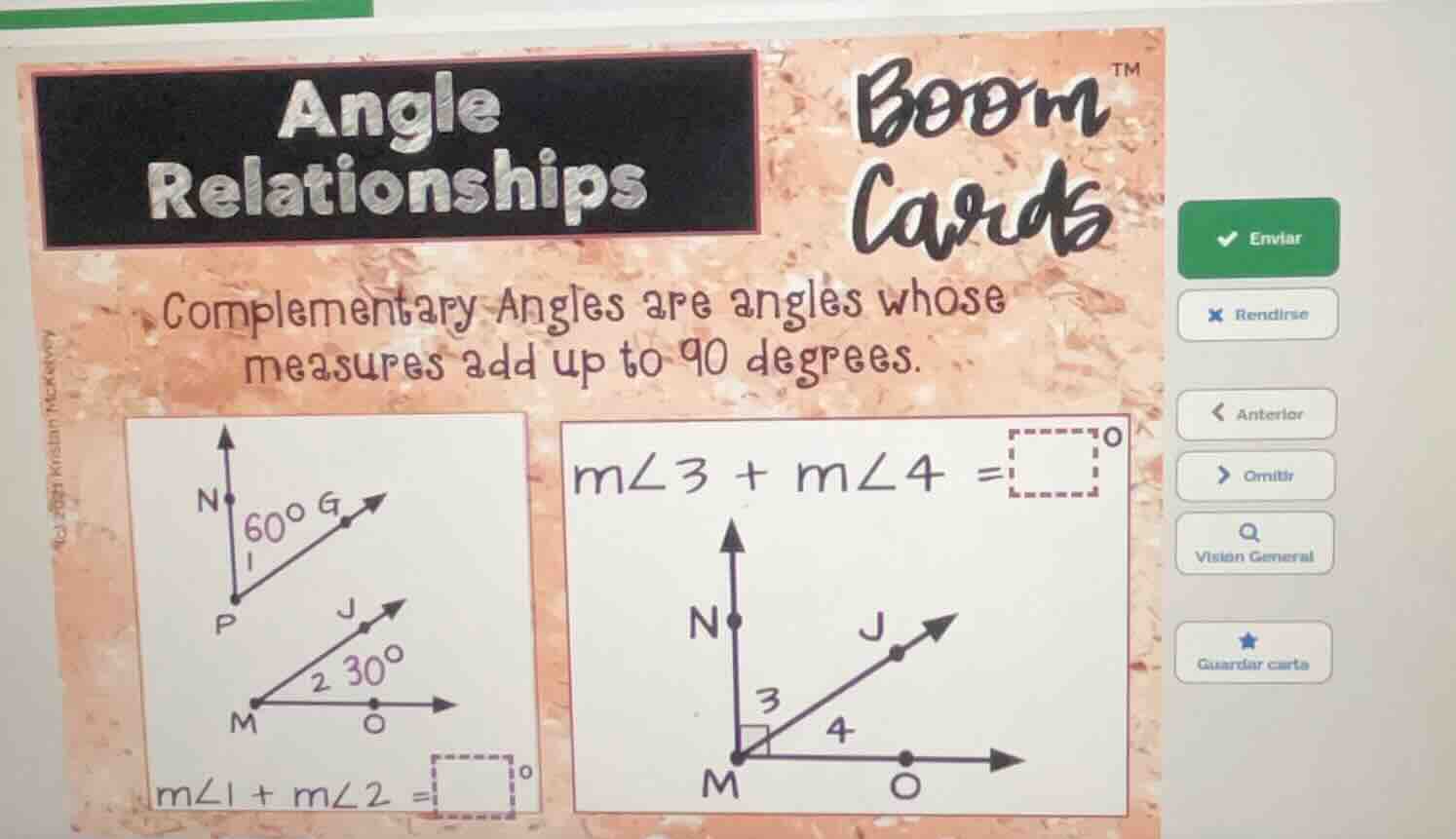 angle relationships complementary angles are angles whose measures add …