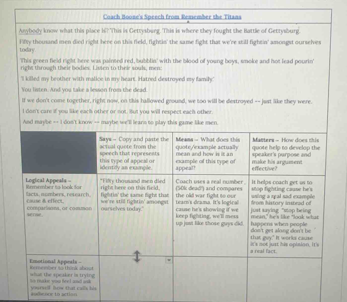 coach boone’s speech from remember the titans anybody know what this pl…