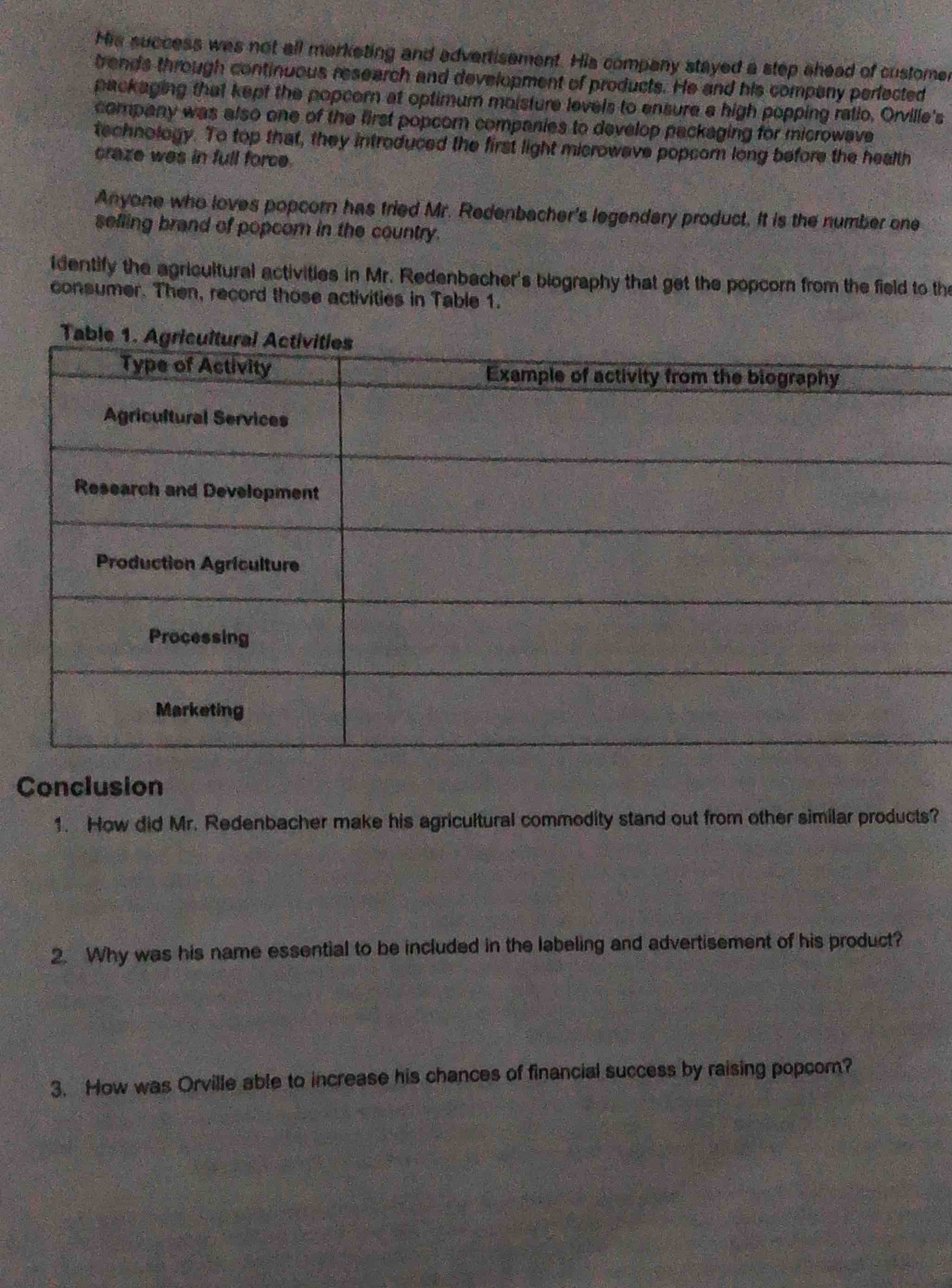 his success was not all marketing and advertisement. his company stayed…