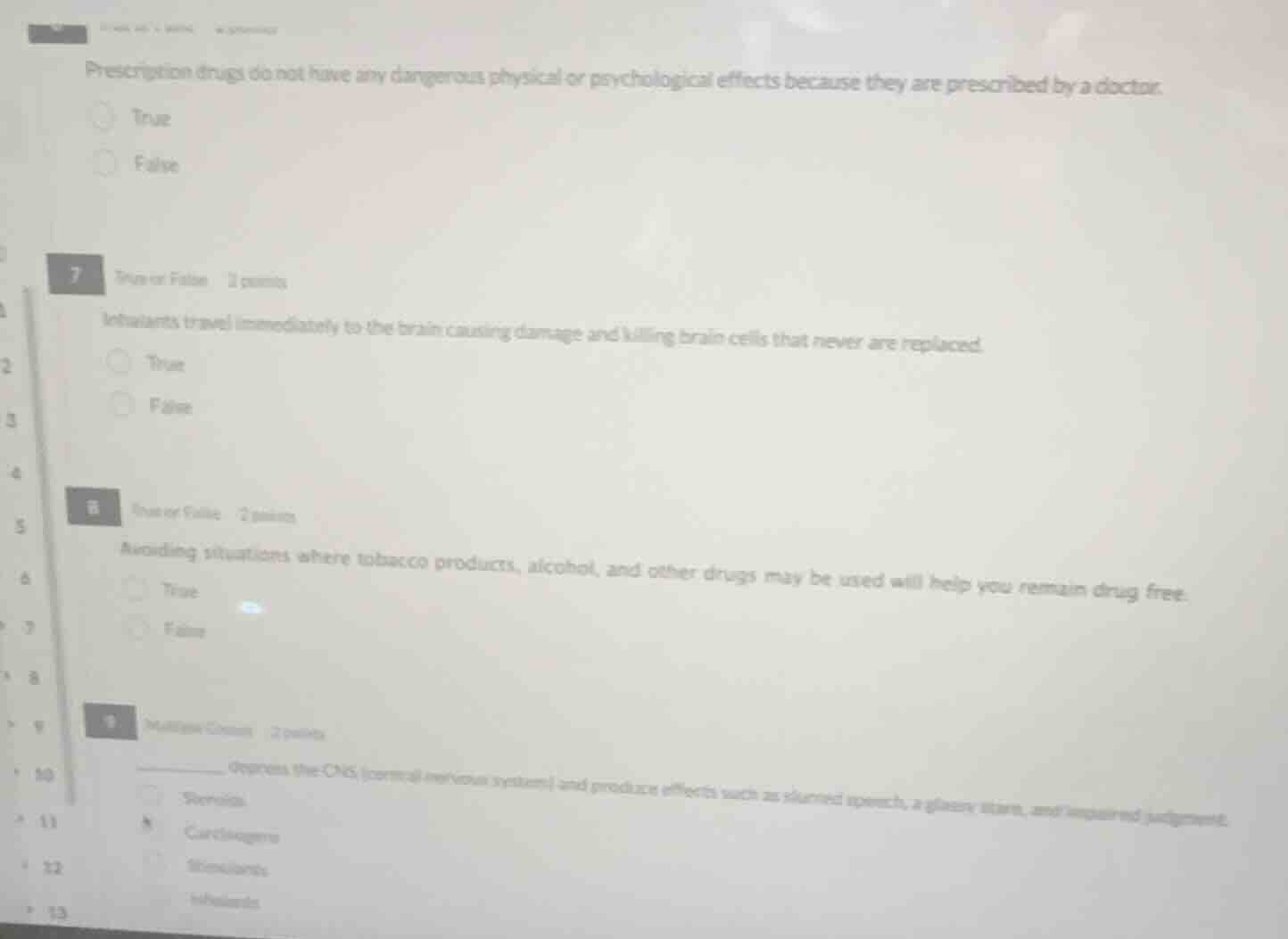 prescription drugs do not have any dangerous physical or psychological …