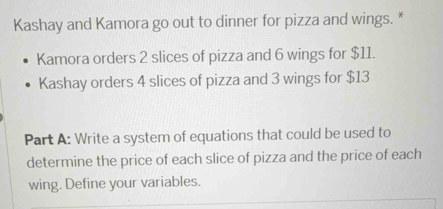 kashay and kamora go out to dinner for pizza and wings. * - kamora orde…