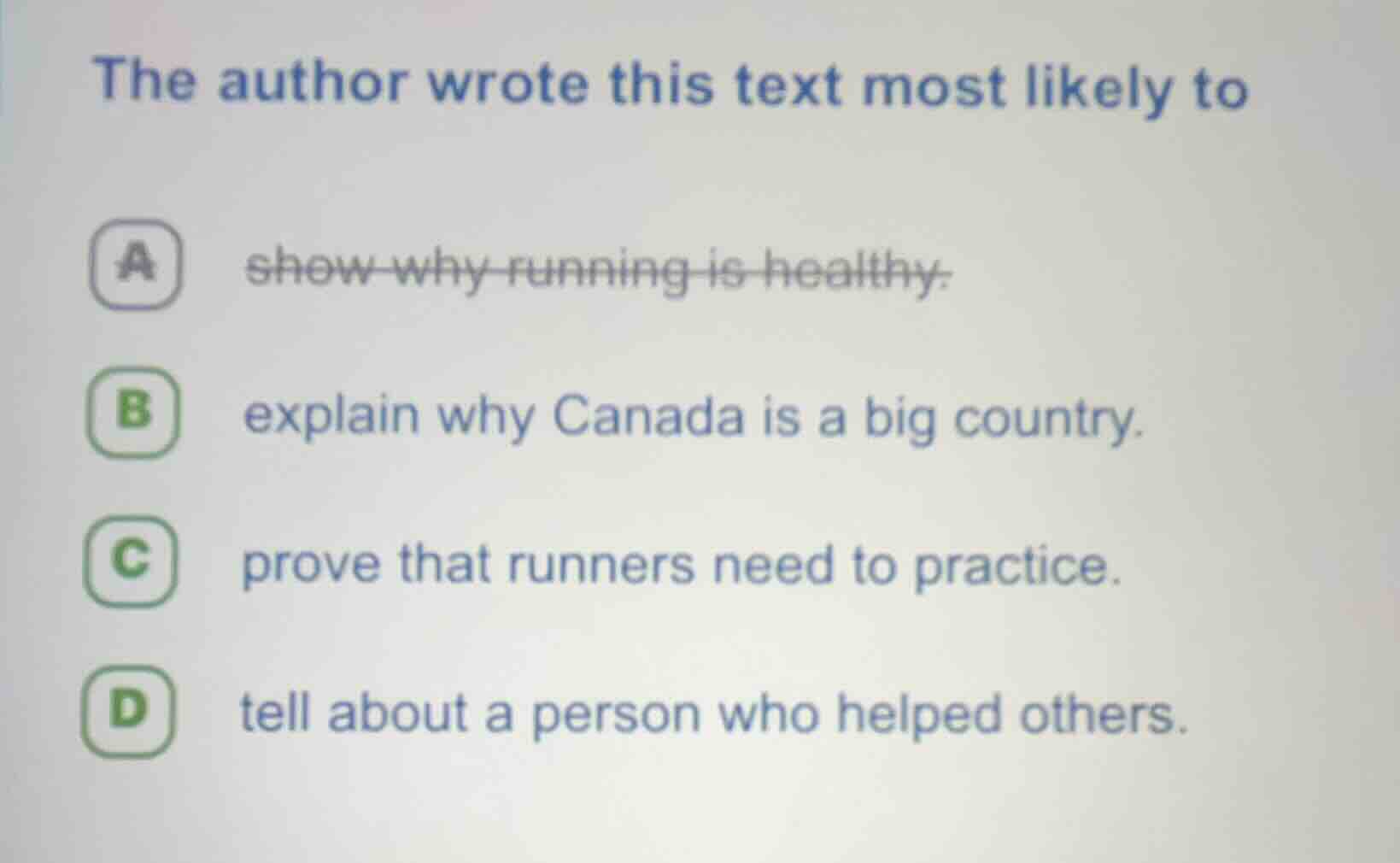 the author wrote this text most likely to a show why running is healthy…