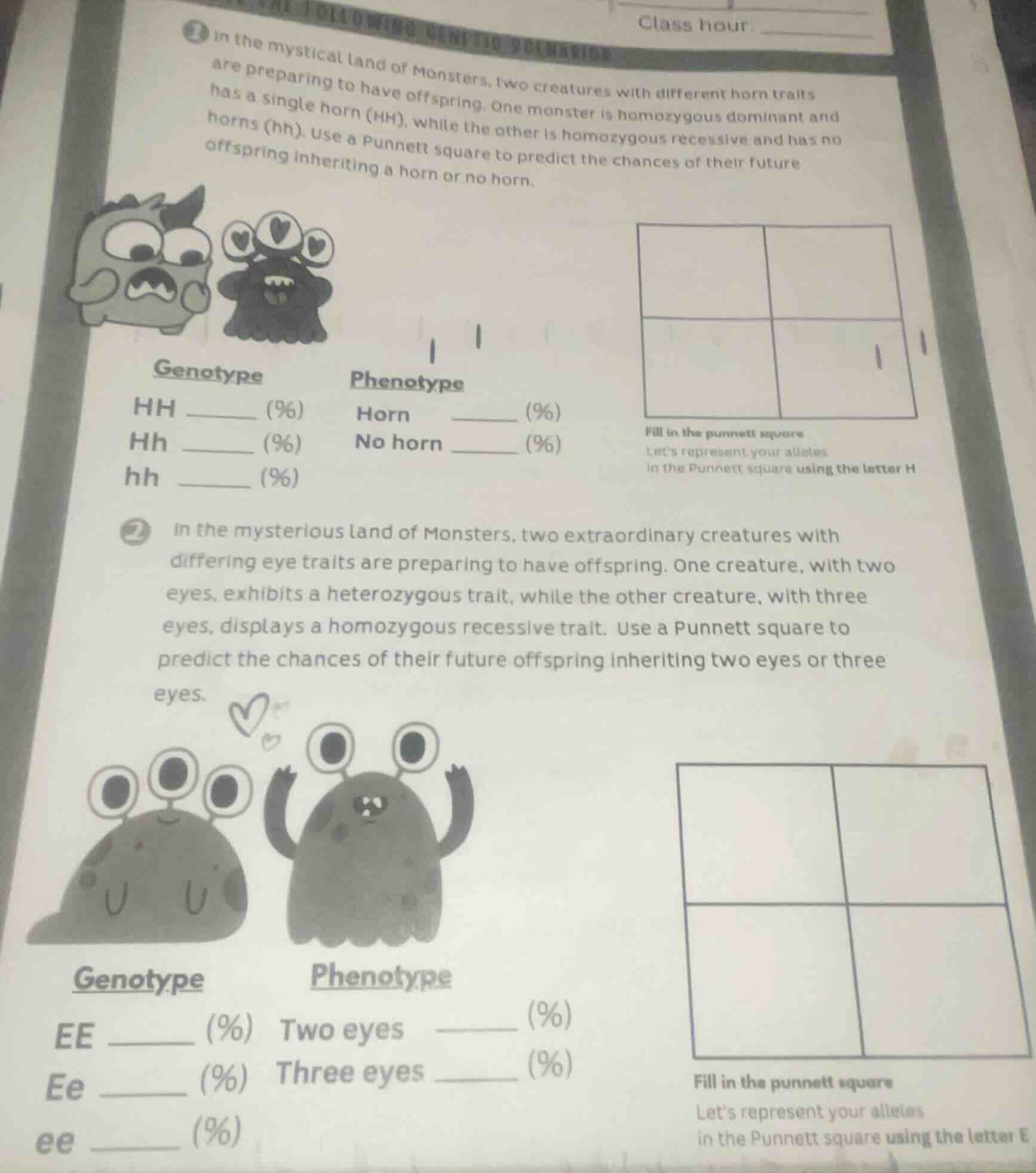 1 in the mystical land of monsters, two creatures with different horn t…