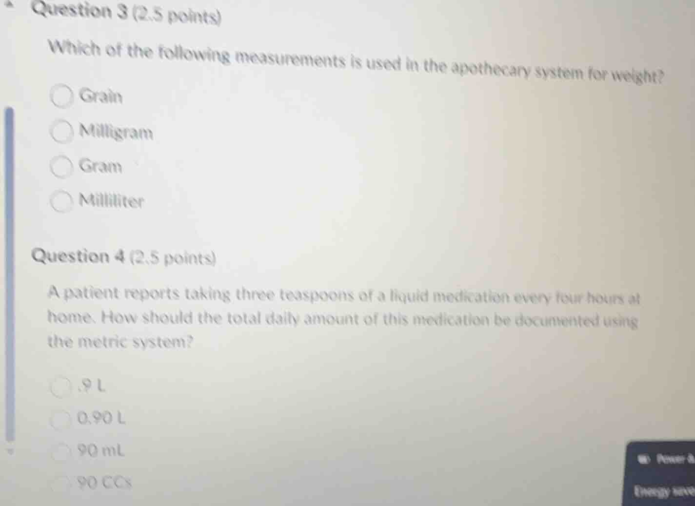 question 3 (2.5 points) which of the following measurements is used in …