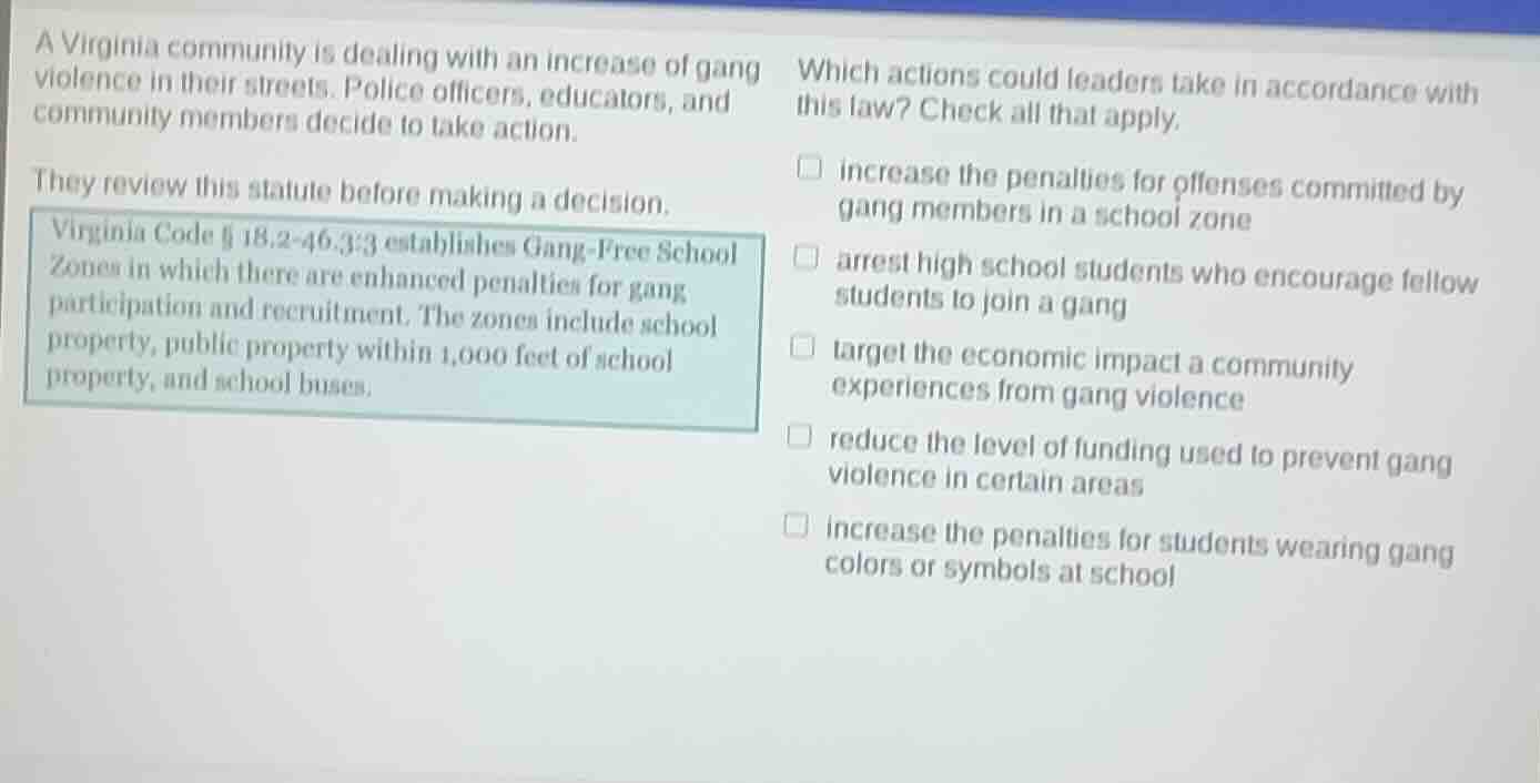a virginia community is dealing with an increase of gang violence in th…