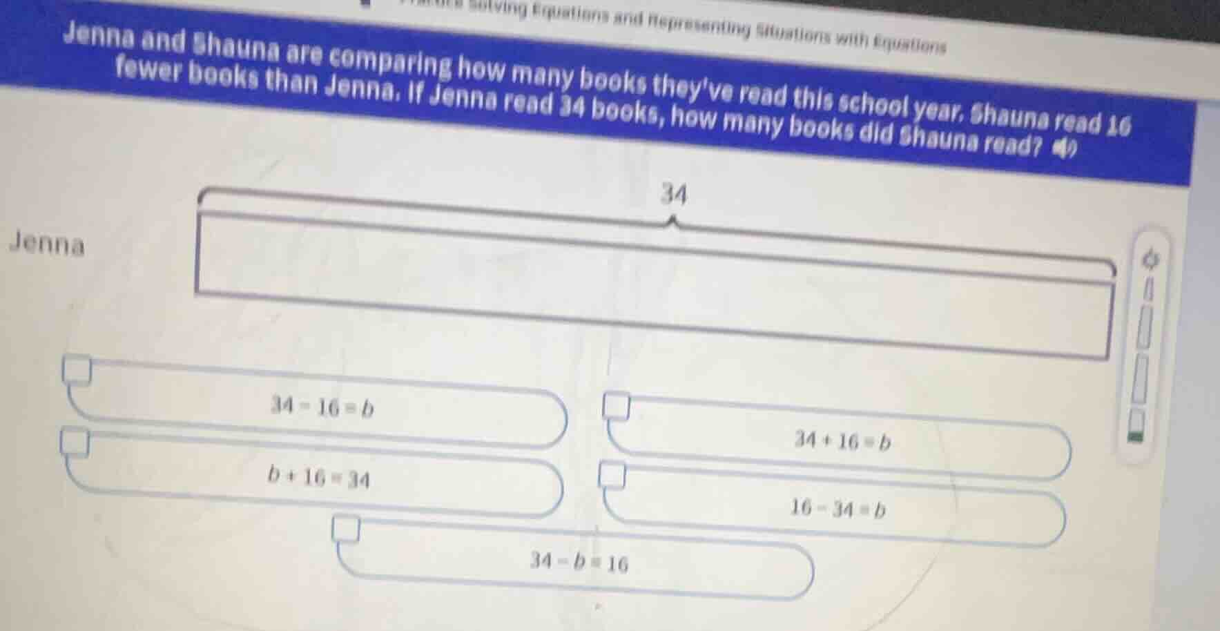 jenna and shauna are comparing how many books theyve read this school y…