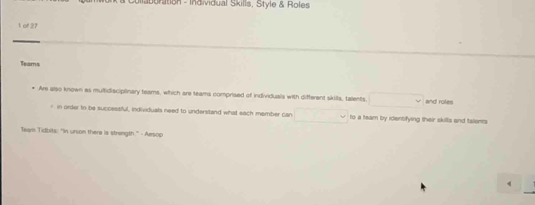 1 of 27 teams - are also known as multidisciplinary teams, which are te…