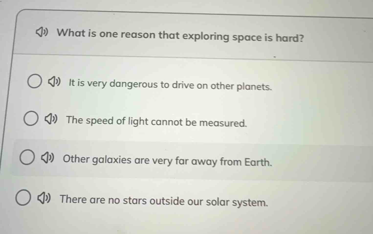 what is one reason that exploring space is hard? it is very dangerous t…