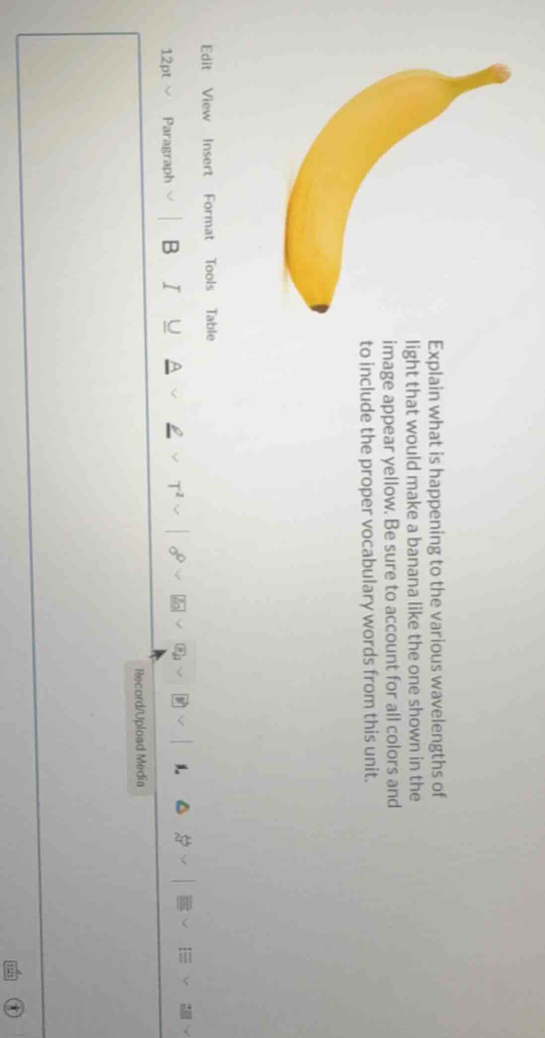 explain what is happening to the various wavelengths of light that woul…