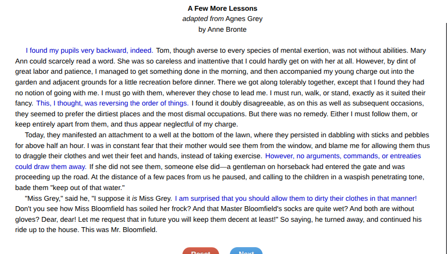 a few more lessons adapted from agnes grey by anne bronte i found my pu…